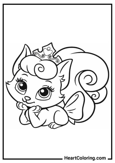 Lovely creation - Cat and Kitten Coloring Pages
