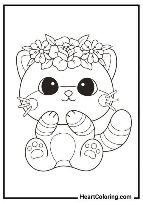 Gatinho de brinquedo - Desenhos de Gatos e Gatinhos para Colorir