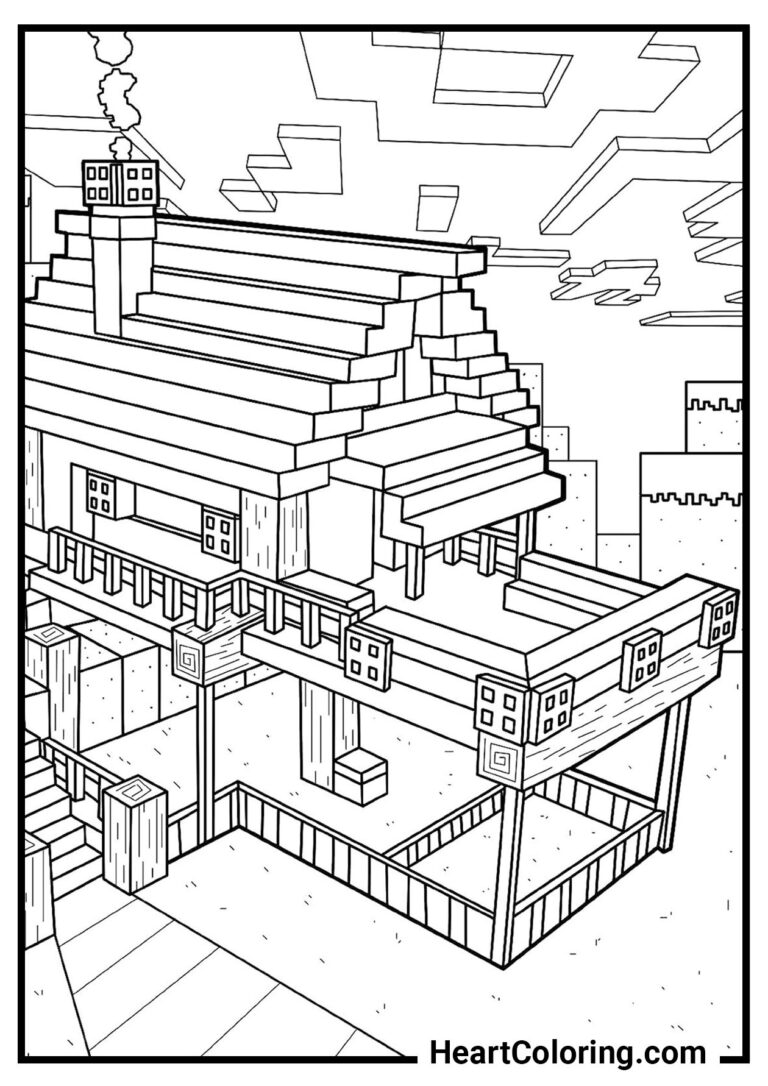 Minecraft Coloring Pages to Print on A4 | 50+ Coloring Sheets