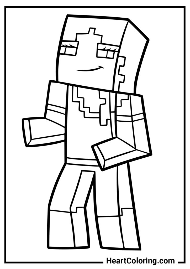 Minecraft Coloring Pages to Print on A4 | 50+ Coloring Sheets