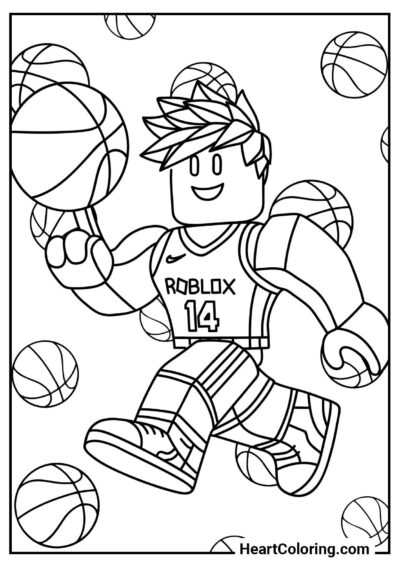 Roblox Basketball Player – download, print and color