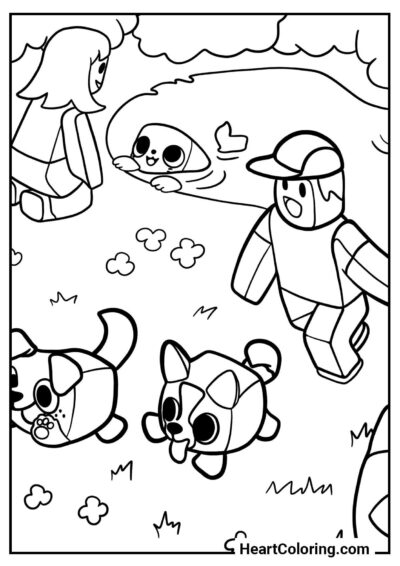 Adventures in Adopt Me! – PDF coloring to download and print