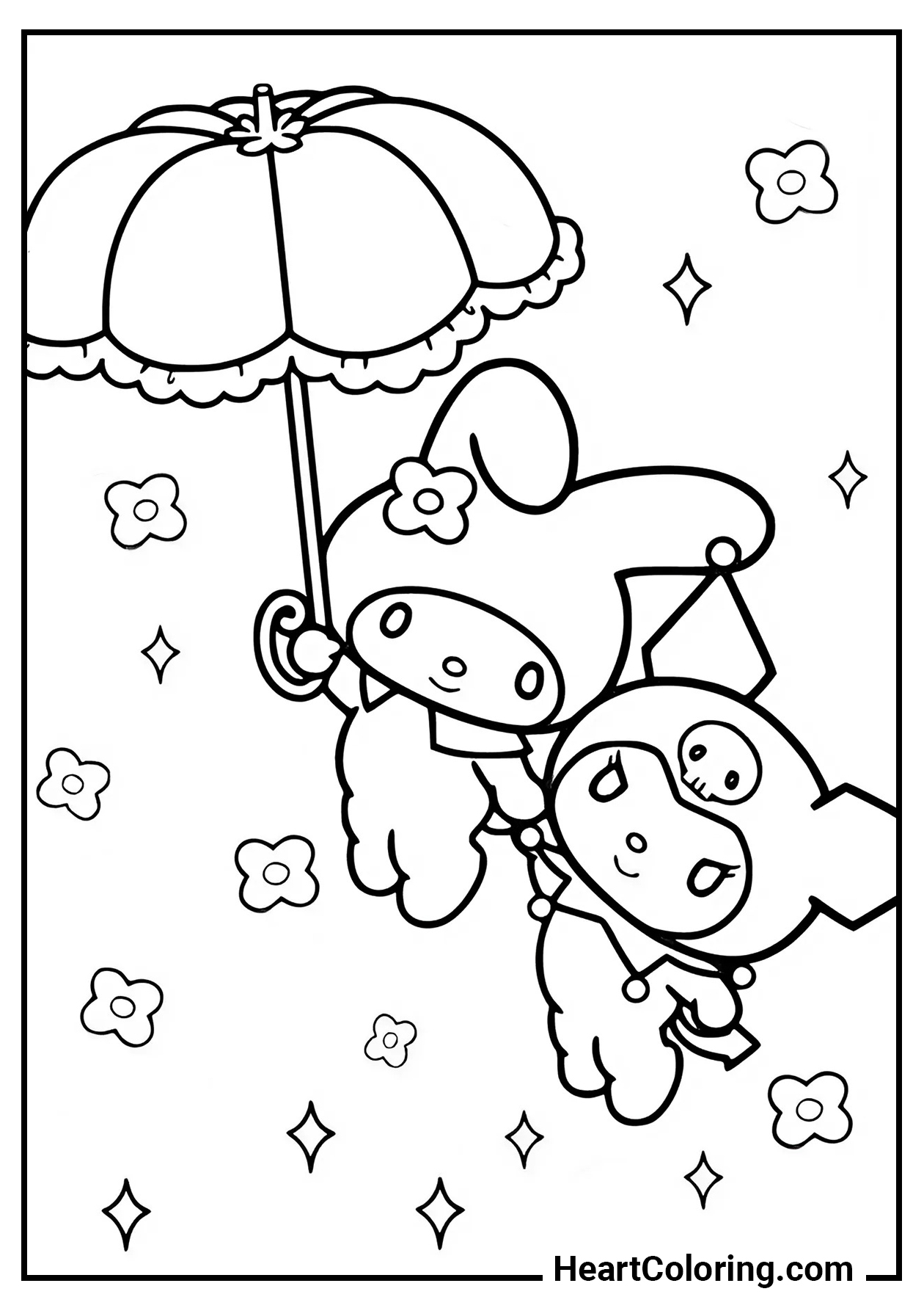 kuromi-free-printable-coloring-pages-onegai-my-melody