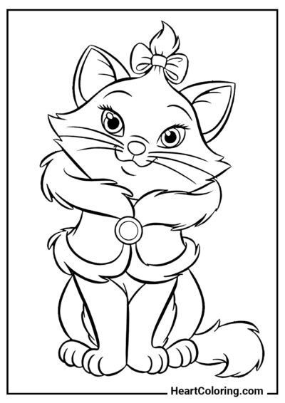 Douce Marie - Coloriages de Chats et Chatons