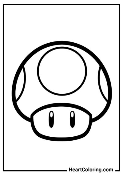 Lindo Toad - Dibujos de Mario Bros para Colorear