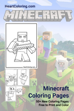 Free Minecraft Coloring Pages