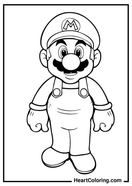 Super Mario Free Coloring Pages (PDF Printable) | HeartColoring
