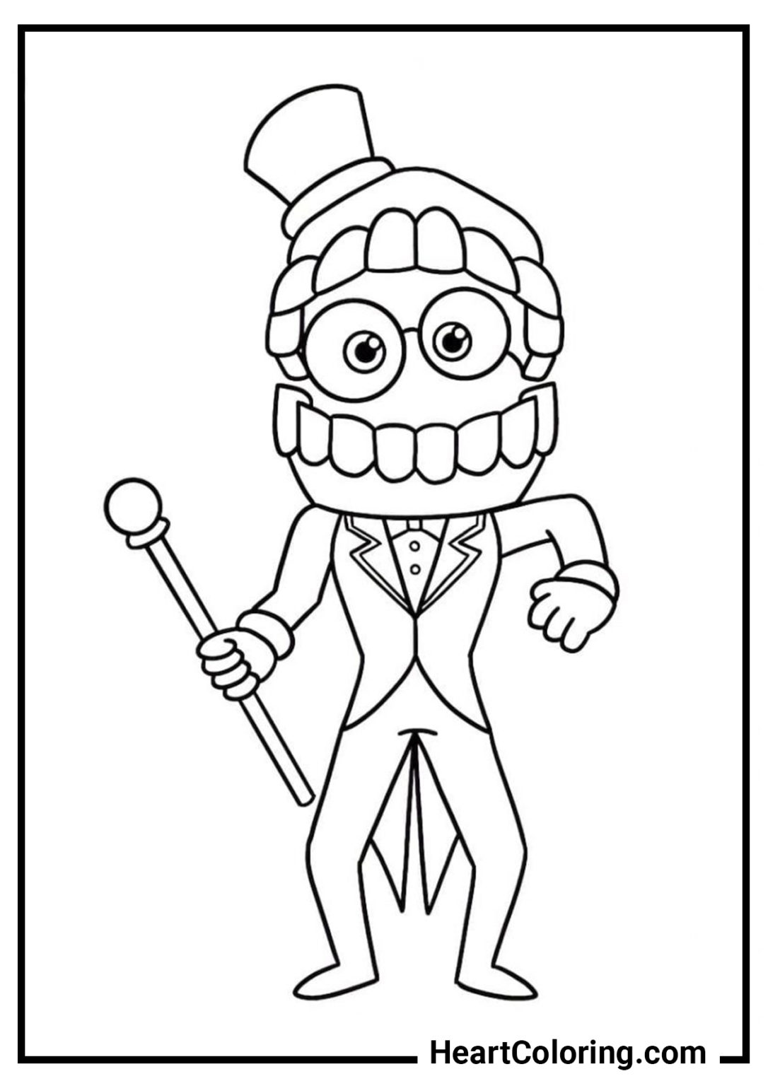 The Amazing Digital Circus - Free Printable Coloring Pages