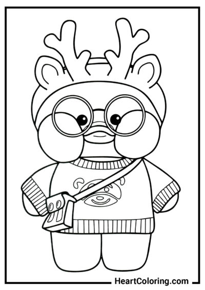 Fawn costume - Lalafanfan Coloring Pages