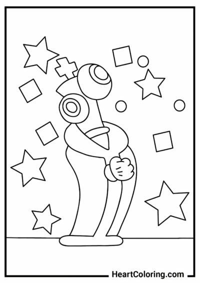 2-4 – Kinger - The Amazing Digital Circus Coloring Pages