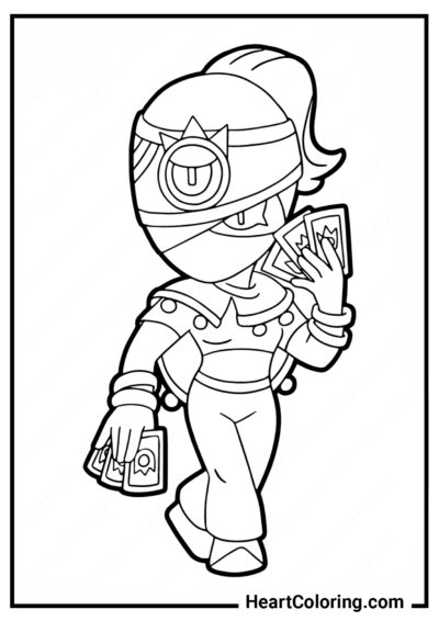 Tara - Coloriages Brawl Stars