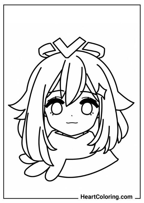Genshin Impact Coloring Pages (Free Printable PDF)