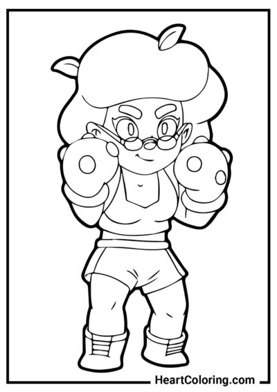 Rosa - Brawl Stars Coloring Pages