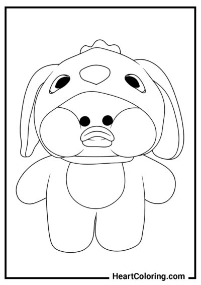 Lalafanfan en kigurumi Stitch - Coloriages Lalafanfan