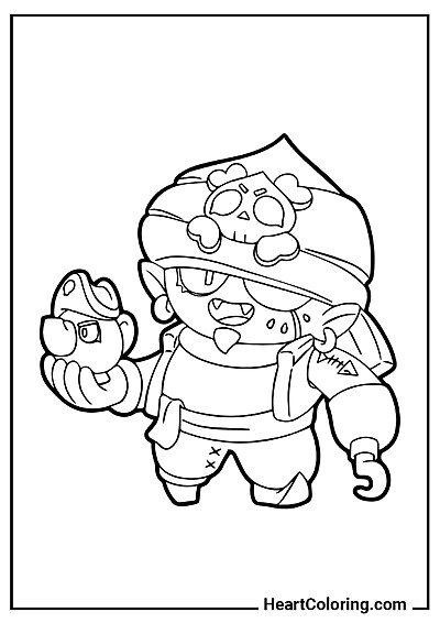 Красивое изображение для раскрашивания: Джин