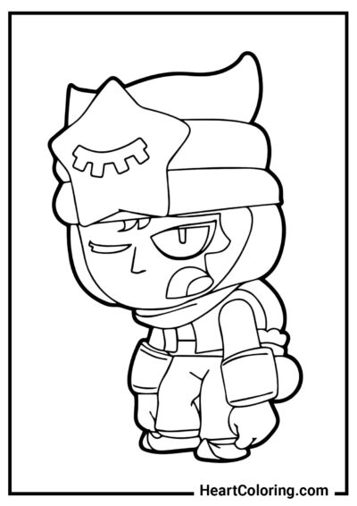 Sandy - Dibujos de Brawl Stars para Colorear