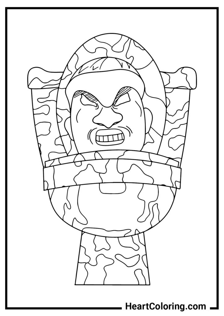 Coloring Pages Skibidi Toilet - Print and Download for Free