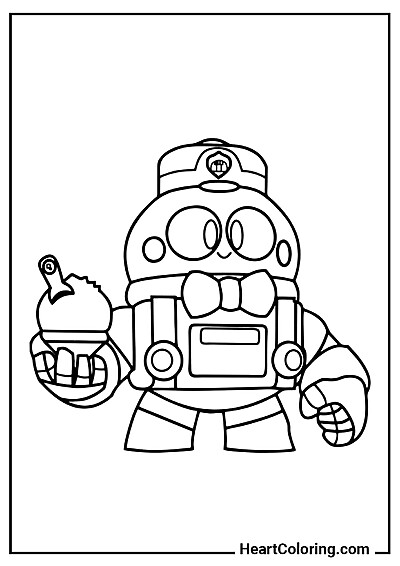 Мифический боец Лу — развивающая раскраска для детей