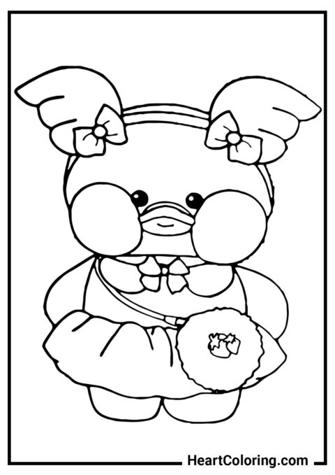 Angel Lalafanfan - Lalafanfan Coloring Pages