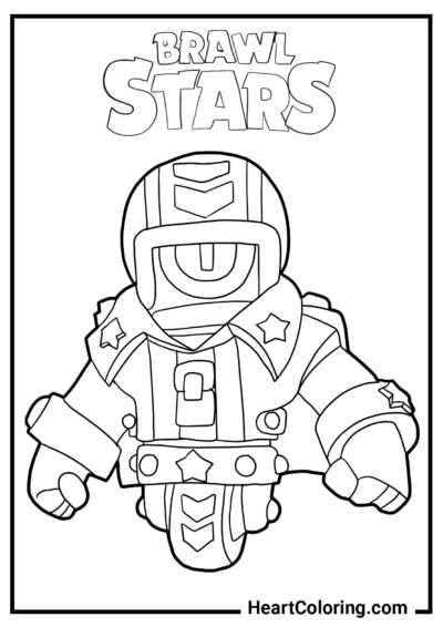 Stu - Coloriages Brawl Stars