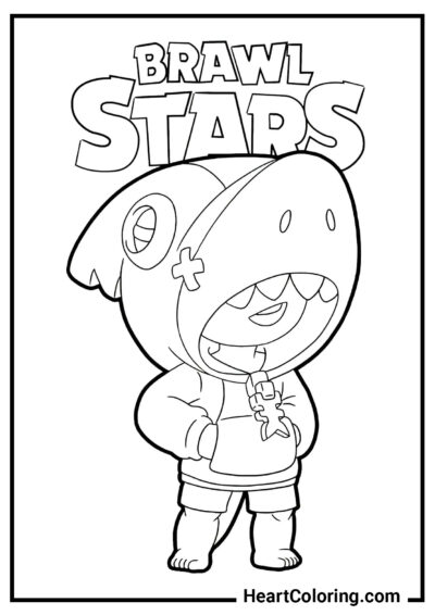 Léon Joyeux - Coloriages Brawl Stars