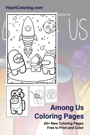 Among Us Coloring Pages - Free PDF Printables