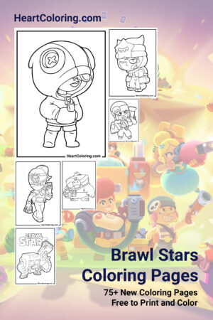 Brawl Stars Free Coloring Pages