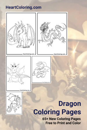 Dragon Coloring Pages - Free PDF