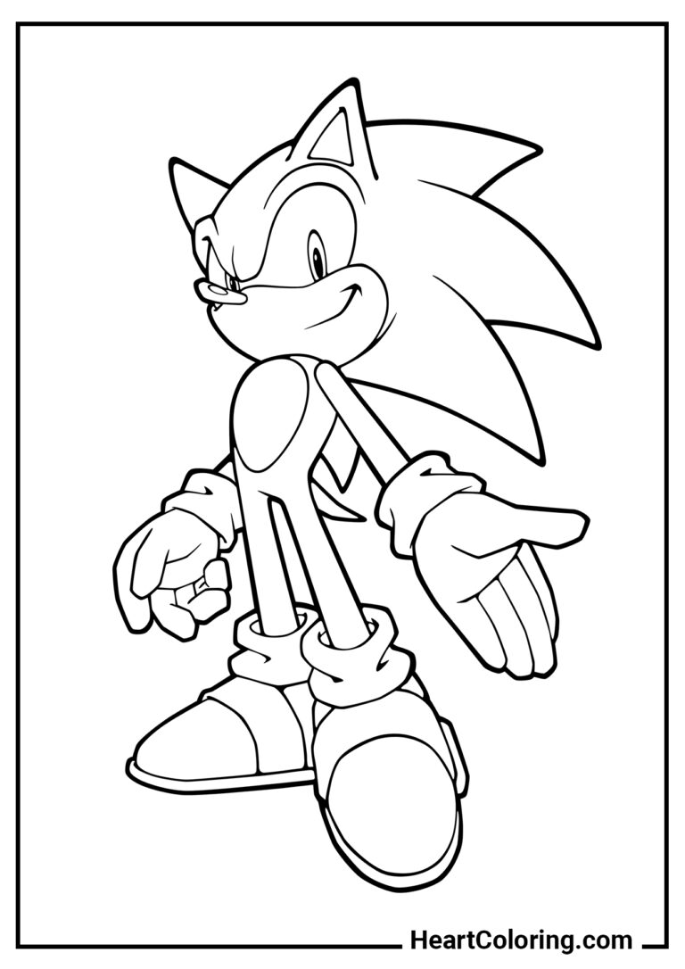 Sonic the Hedgehog Coloring Pages - 50+ Free PDF