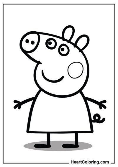 Peppa Cerdita - Dibujos de Peppa Pig para Colorear