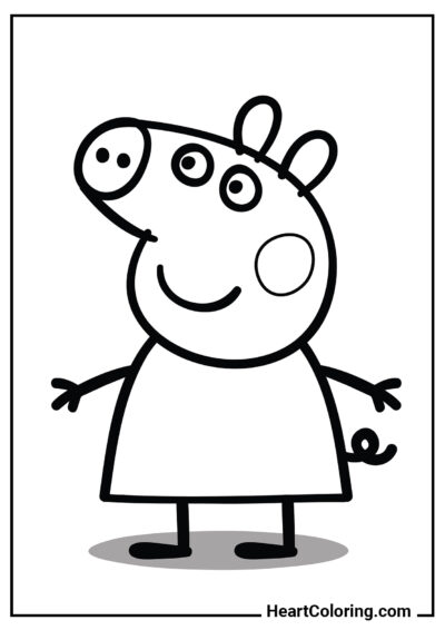 Peppa Pig - Coloriages Peppa Pig