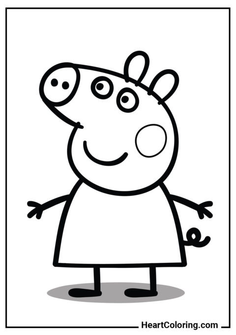 Peppa Pig - Coloriages Peppa Pig