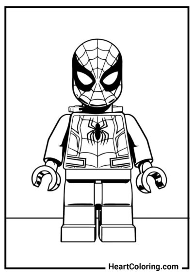 LEGO Homem-Aranha - Desenhos do Homem Aranha para Colorir
