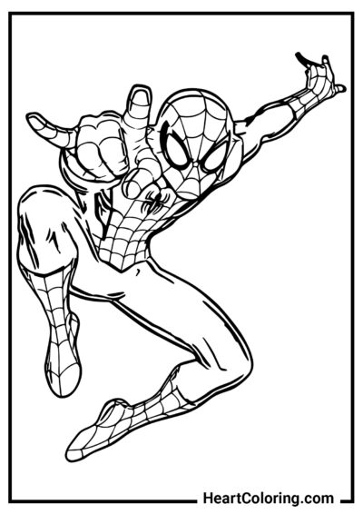 Spider-Man incroyable - Coloriages SpiderMan