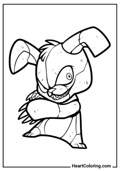 Chibi Bonnie - Coloriages Five Nights at Freddy’s