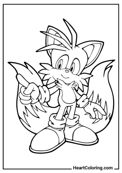 Tails - Sonic Ausmalbilder