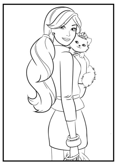 Femme d’affaires - Coloriages Barbie