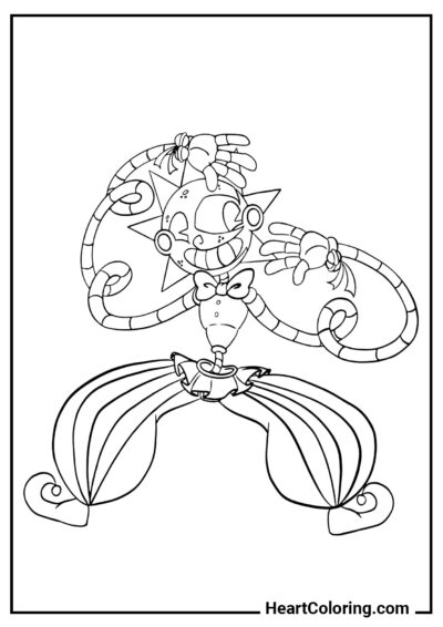 Animatronique Sundrop - Coloriages Five Nights at Freddy’s