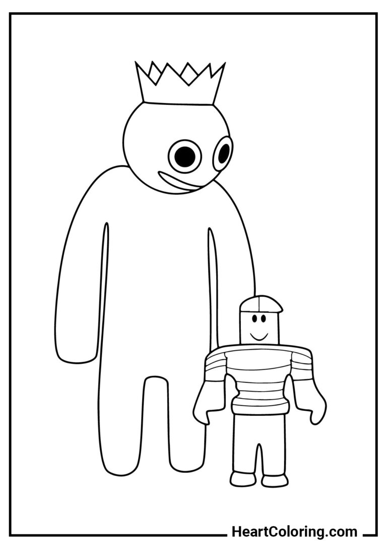 Free Rainbow Friends Coloring Pages Printable Roblox