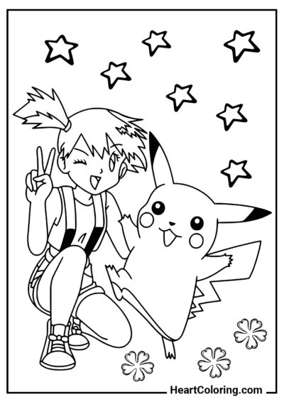 Beautiful photo - Pikachu Coloring Pages