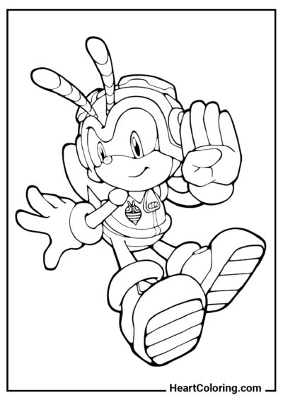 Charmy Bee - Sonic Ausmalbilder