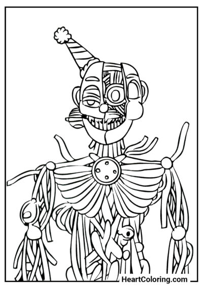 Ennard - Coloriages Five Nights at Freddy’s