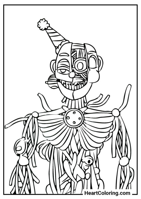 Ennard - Five Nights at Freddy’s Coloring Pages