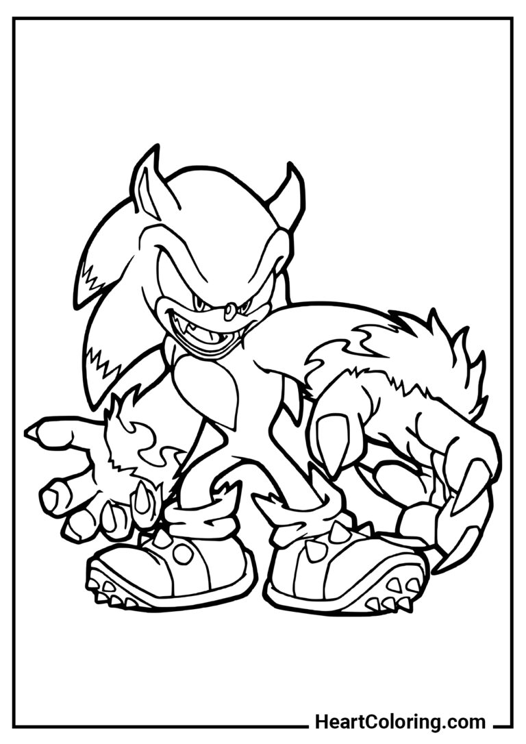 Sonic the Hedgehog Coloring Pages to Print | 50+ Designs