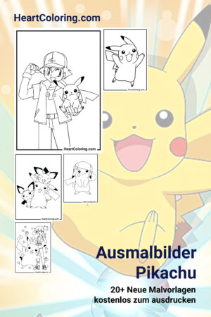 Ausmalbilder Pikachu