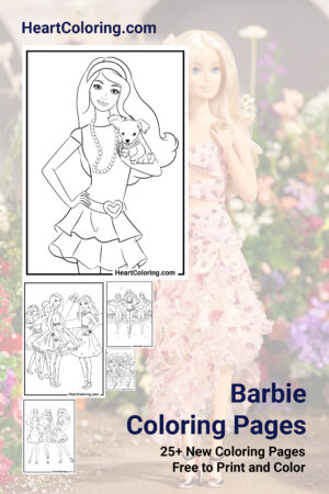 Barbie Coloring Pages - Free Printable PDF
