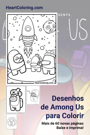 Desenhos de Among Us para Colorir