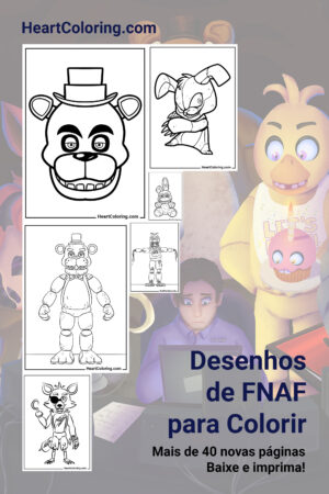 Desenhos de Five Nights at Freddy's para Colorir