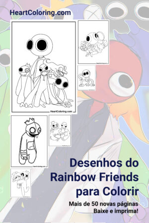 Desenhos do Rainbow Friends para Colorir