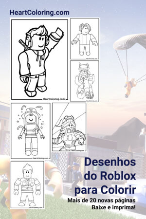 Desenhos do Roblox para Colorir